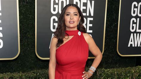 salma hayek nudography|Salma Hayek, 56, Poses Nude, Showing Off Abs in Sauna Pic